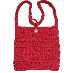 Handmade Crochet Small Crossbody - Mobile Bag